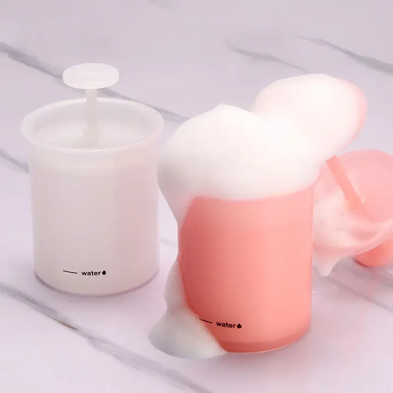 Dispensers Foaming Clean Tools Reusable Foam Maker Cup Bubble Foamer Maker Bath Shampoo Cleanser Foam Maker Device Face Cleaning Tools