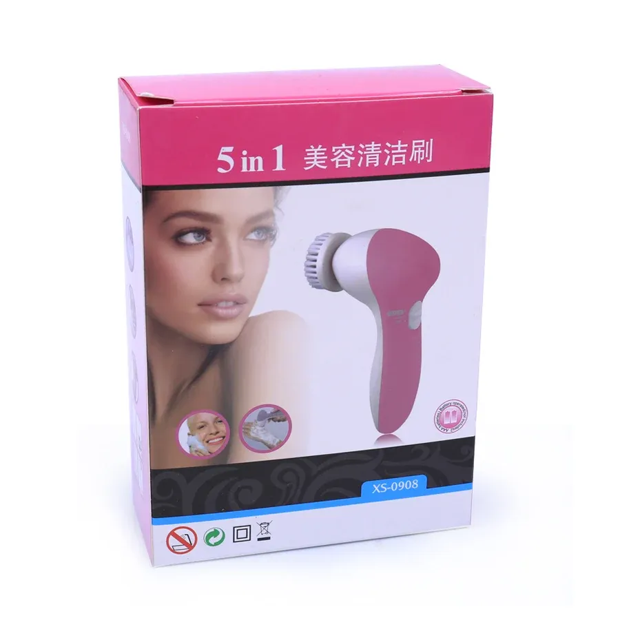 SCRUBBERS MINI 5 in 1 Pannello per il viso lavatrice per lavaggio del viso pulizia della pulizia Massage Care di bellezza per il detergente per la faccia di bellezza.