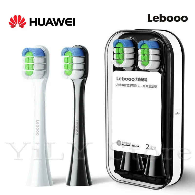 Heads Huawei Lebooo Original Toothbrush Head General Effective Cleaning Brush Head Whiteing DuPont Reminder Bristles Replace Nozzle