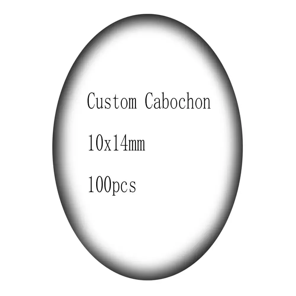 コンポーネントReidgaller Oval Custom Cabochon 10x14mm DIYハンドメイドジュエリー調査結果（デジタルファイルを提供してください）