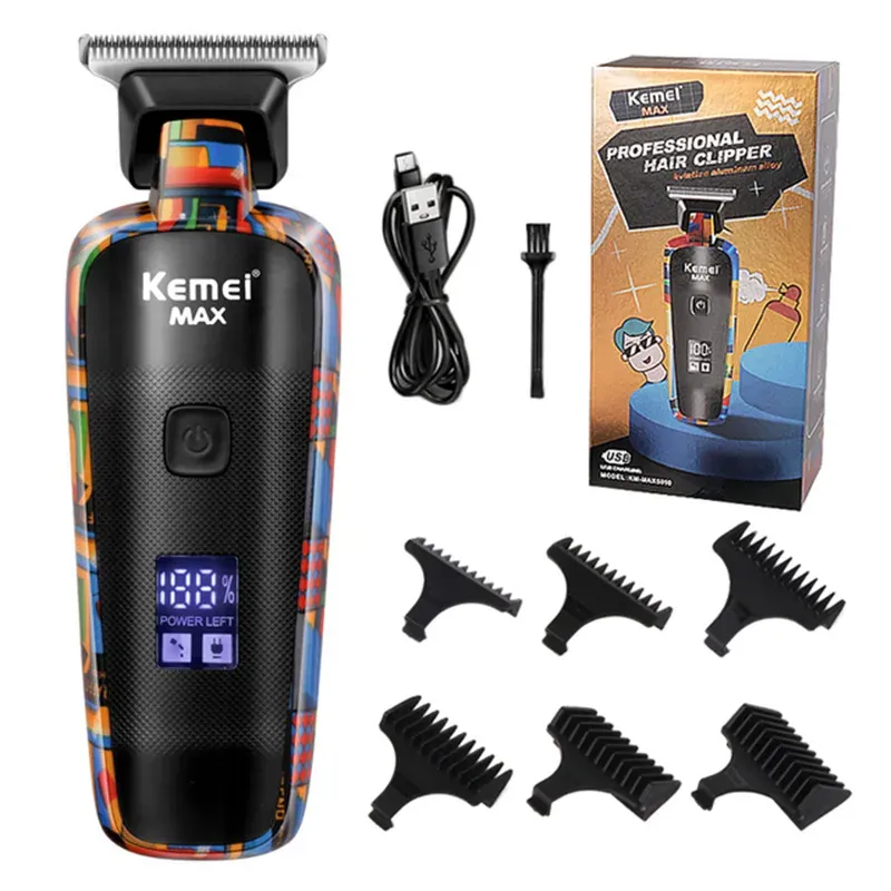 Clippers Kemei KM5090 Hair Trimmer For Men Beard Trimer Professional Hair Clipper Electr Hair Cutting Machine Haircut Electr Shaver