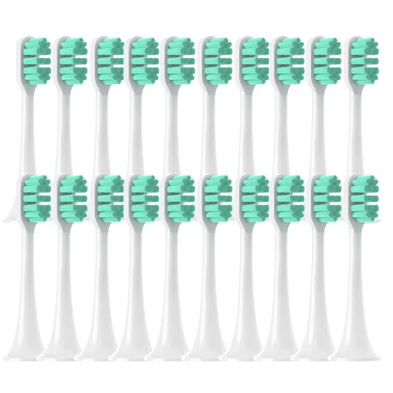 Teste 20/50/100pcs PC per Xiaomi T300/T500/T700 Teste di pennello Sostituzione Sostituzione DuPont Bristle Sonic Electric Brush Bush Sket