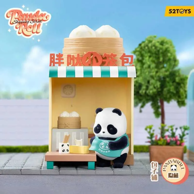 Besti Blind Panda Roll Shopping STRING SERIE STRITTURA POTENZA BIDI Mystery Surprise Box Figure Kawaii Collezione Model Regalo per bambini Y240422