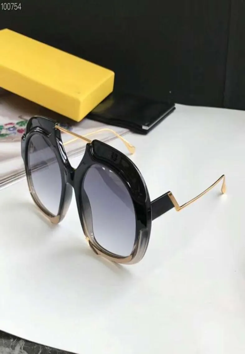 0316s Crystal Black Sunglasses Gris Shades Sonnenbrille Fashion Sunglasses For Women Gafas de Sol New With Box2308885