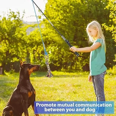 thumbnail image 2 of Flirt Pole For Dogs Interactive Dog Toys For Large Medium Small Dogs 2 of 13