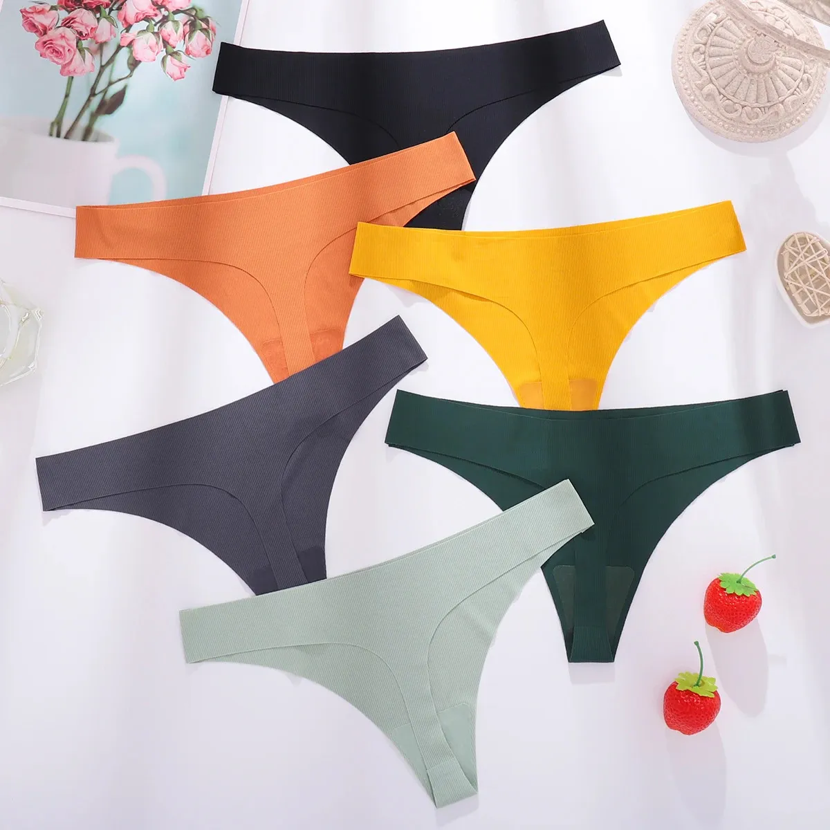 Sexy Womens Thong Panties Set, G Strings XS L