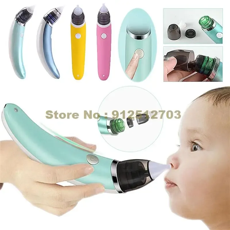 Aspiratorer# Baby Nasal Aspirator Electric Nos Cleaner Safe Device Oral Sucker för barn