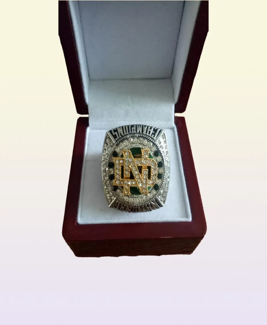 Hurtownia niestandardowa biżuteria sportowa 1988 Notre Dame National Ship Ring R149541101