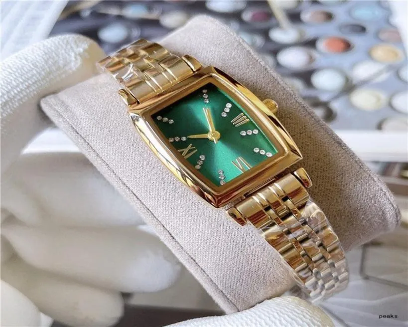 2022 Novas mulheres de alta qualidade Women Luxury Watches Three Stitches Series Quartz Womens Watch Watch Top European Brand Steel Strap Diamond Relógio 7967675