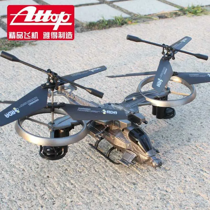 Elektrik/RC Uçak Yeni Varış YD713 RC Helikopter 3.5Ch 2.4G Sabit Yükseklik Hassas Giroskop Damlası Direnci RC Dronetoys Çocuklar İçin Hediye T240424