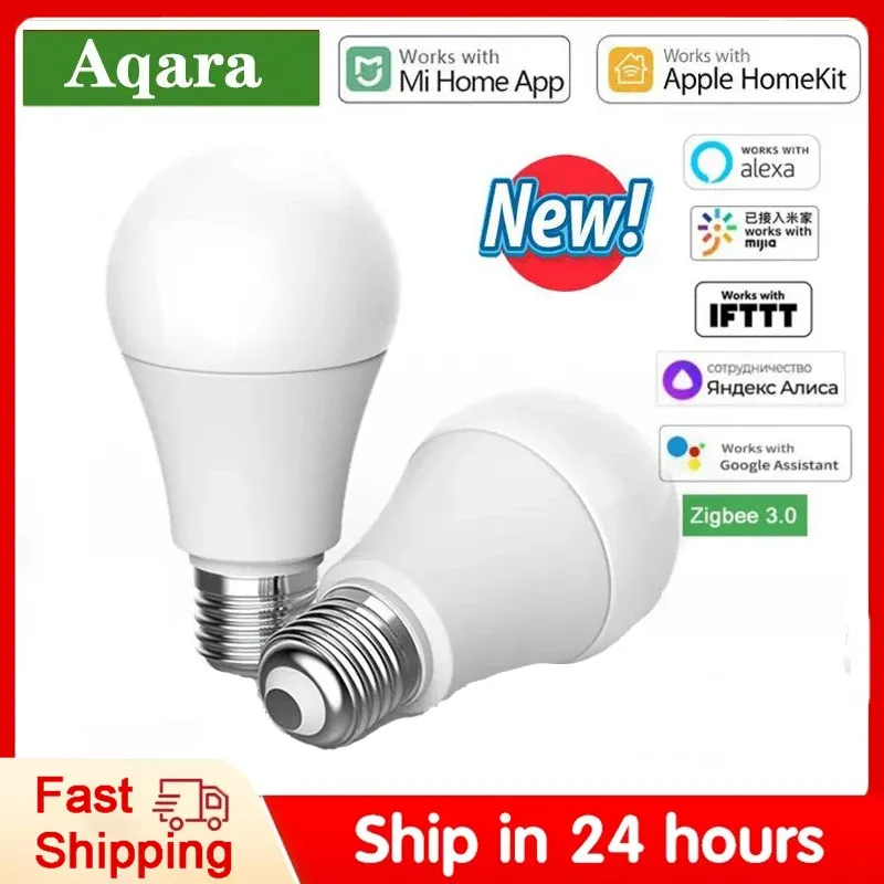 Control 2023 New Aqara Smart LED Bulb T1 Zigbee 3.0 E27 2700K6500K 220240V APP Remote Lamp Light For Xiaomi work with Mi home Homekit