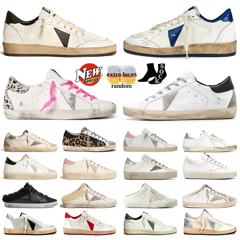 Golden Goose Sneakers Women Men Luxury Designer Shoes Plate-forme Black White Superstar Dirty Super Star【code ：L】Distressed Casual Golden Goose Shoe trainers size 35-46