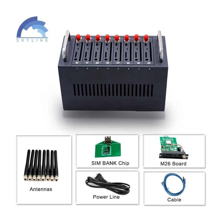 Modem de passerelle VoIP 4G SMS avec fréquence 4G 2G Modem avec une fréquence