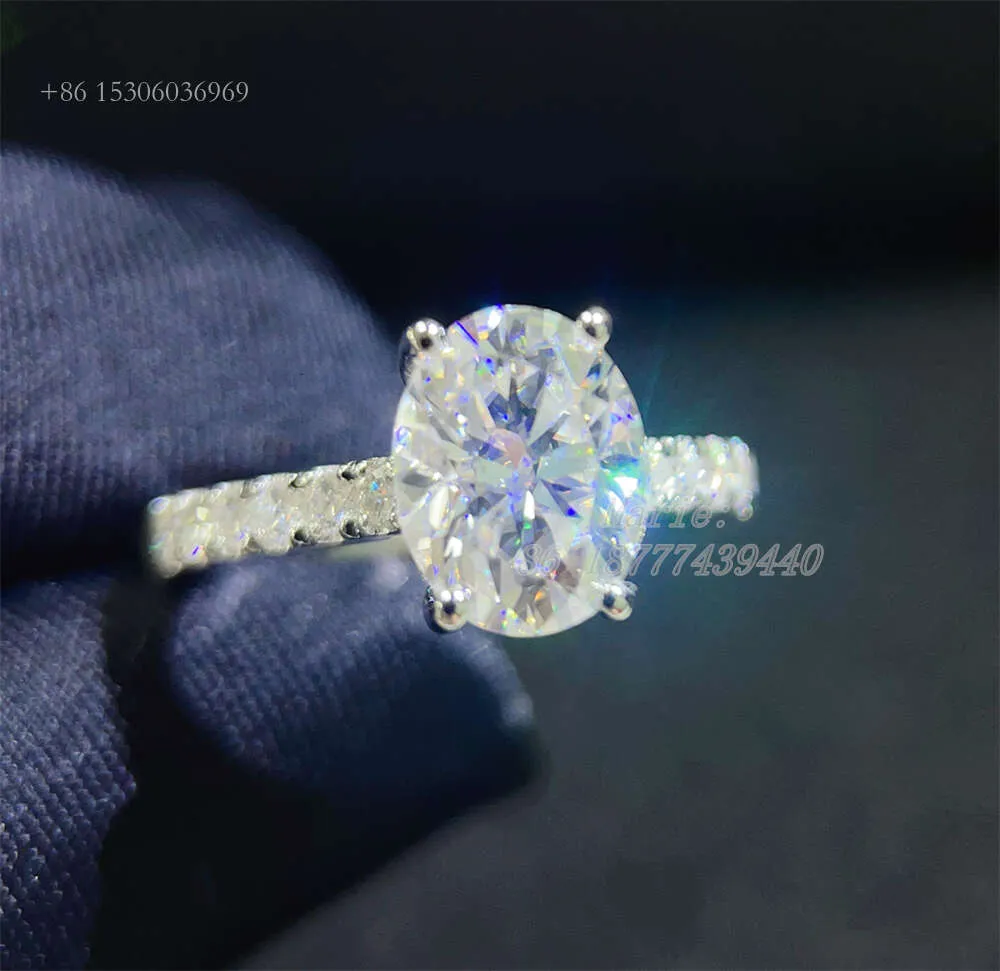 Горячие продажи Moissanite Jewelry Custom Diamond Ring S и настоящие золотые обручальные кольца для женщин