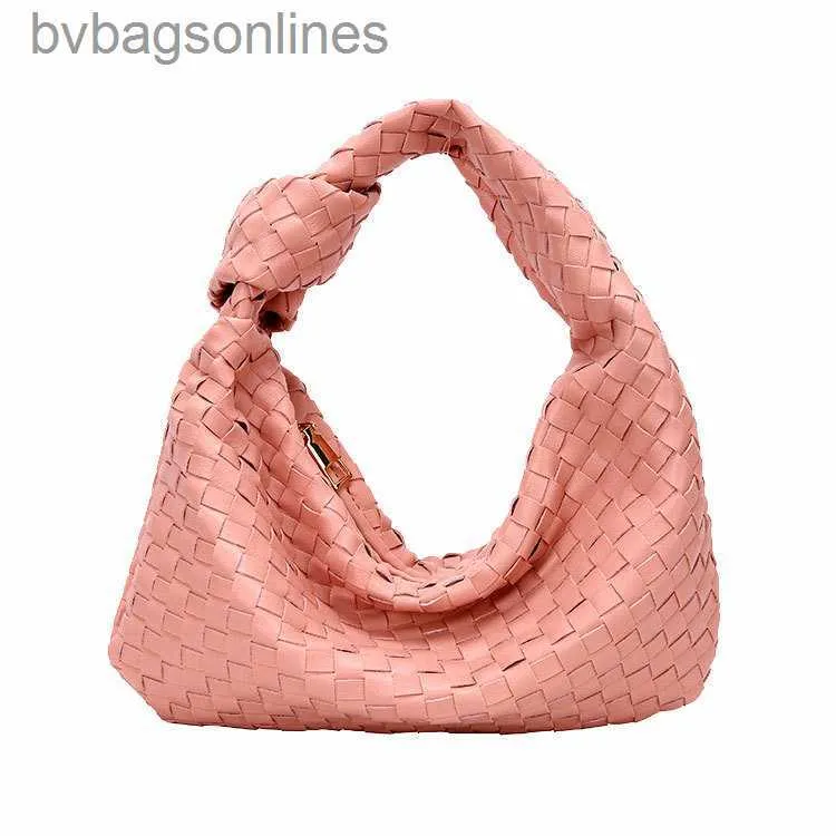 Trendy Original Bottegs Venets Brand Bags for Women Trendy Woven Bag Large Capacity Woven Bag Cow Horn Knotted Handbag Underarm Bag Handbags with 1to1 Logo