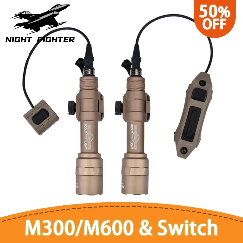 Scopes Airsoft Surefir M600 M300 Mini Scout Light AR15 Rifle Hunting ...