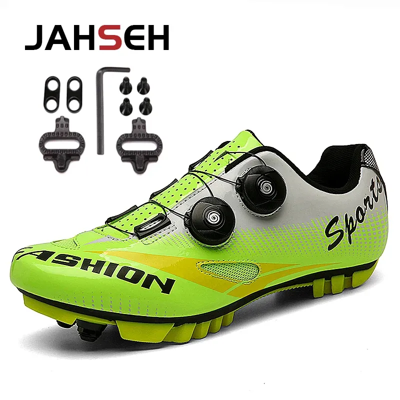 Chaussures de chaussures Mtb Chaussures de cyclisme hommes auto-bloquant des vélos de route de course