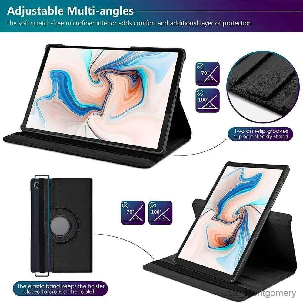 Tablet PC CASE BACS Étui pour Galaxy Tab A9 plus 11 Couvercle de tablette pour Tab A9 SM-X210 / X215 / X216 / X218 COUVERTURE DE CUIR ROTATIVE 360 degrés
