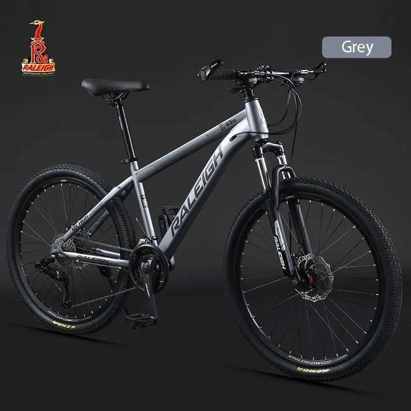 Bikes Raleigh 24 inch 26 inch Mountain Bicycle 27/30 Speed Cross Country Bikes Racing Mountain Bike Off-road Bike For Adult Student Y240423