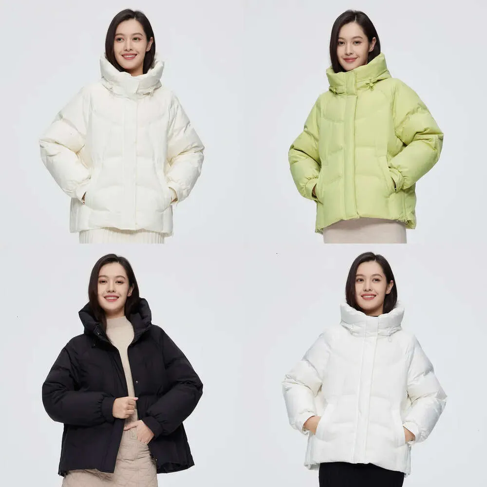 Down Women's Parkas BOSIDENG Winter Jacket Women Hooded Light Weight Avocado Color Warm Coat B20145202 221205