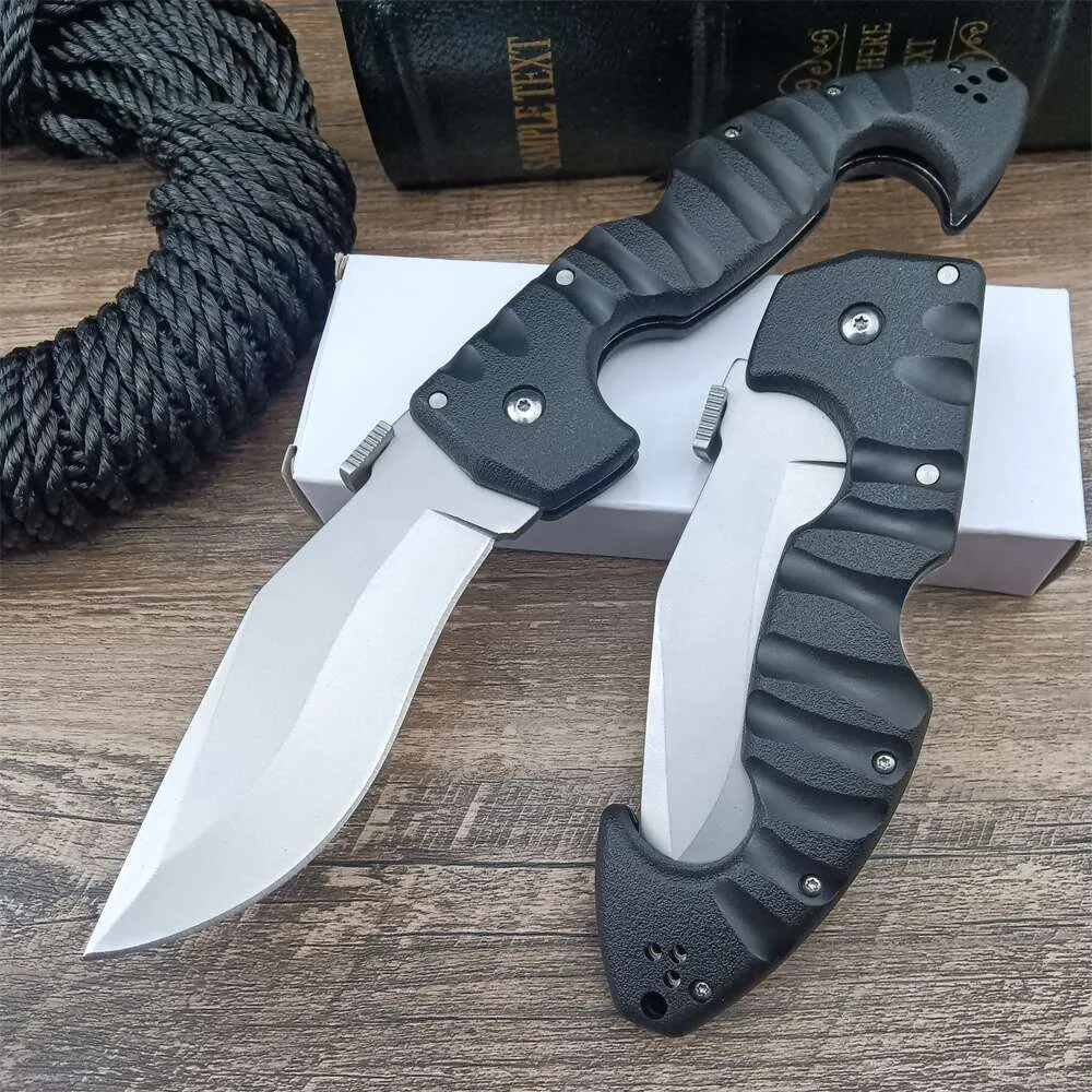 High Performance Warrior Tactical Folding Knife 7Cr13Mov Blad Nylon Glass Fiber Handle Outdoor Combat Hunt Knives EDC Tools