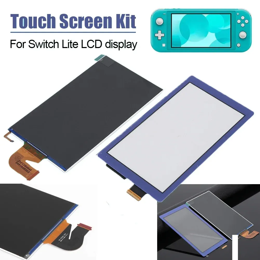 Akcesoria do Nintendo Switch Lite Wymiana LCD Wyświetlacz Wyświetlacz Zestaw dotykowy Kit dotykowy Digitizer dla akcesoriów konsolowych Switch Lite