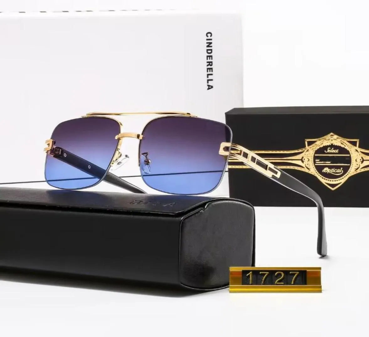 2023 Fashion Eyewear New Rand Evo One Style Gradient Pilot Sunglasses Mężczyznę Kobiety Vintage Marka Projekt marki Uv400 Słońca 6700058