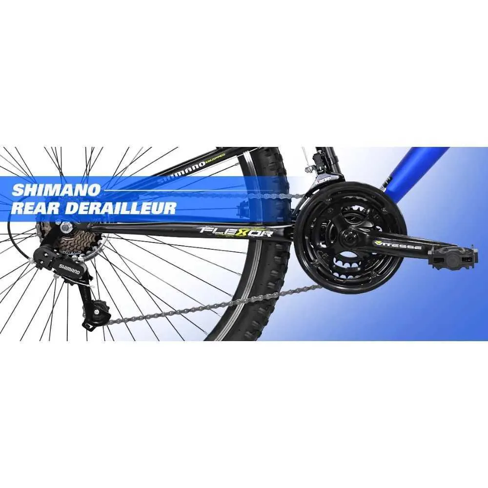 Cyklar 2023 Nya Kent Bicycles 29 in. Flexor Mens Dual Suspension Mountain Bike Blue Y240423