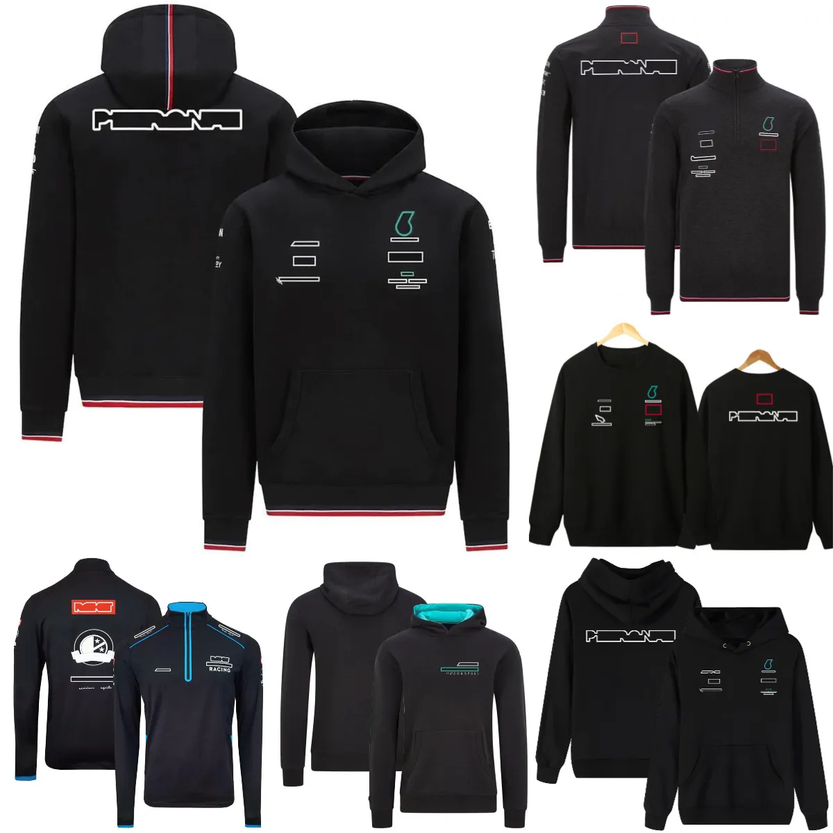 Formule 1 Driver à sweat à capuche F1 Racing Team Hoodies Automne Fans d'hiver Pullover Hoodie Men Women Fashion Sweat-shirt surdimensionné surdimensionné