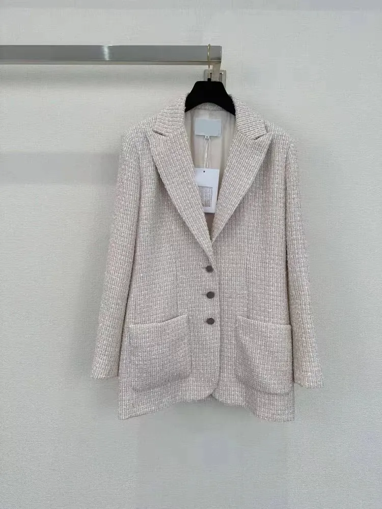 Chan New Blazer 2024 CC Designer Case Women Women Blazer Women Jackets WOMENS CAPPEGNO DESIGNORE DONNA DONNA GIACCA INVERNO DONNA DONNA TWEED GIACCHIONE GIOCCHIONE GIOCCHIO