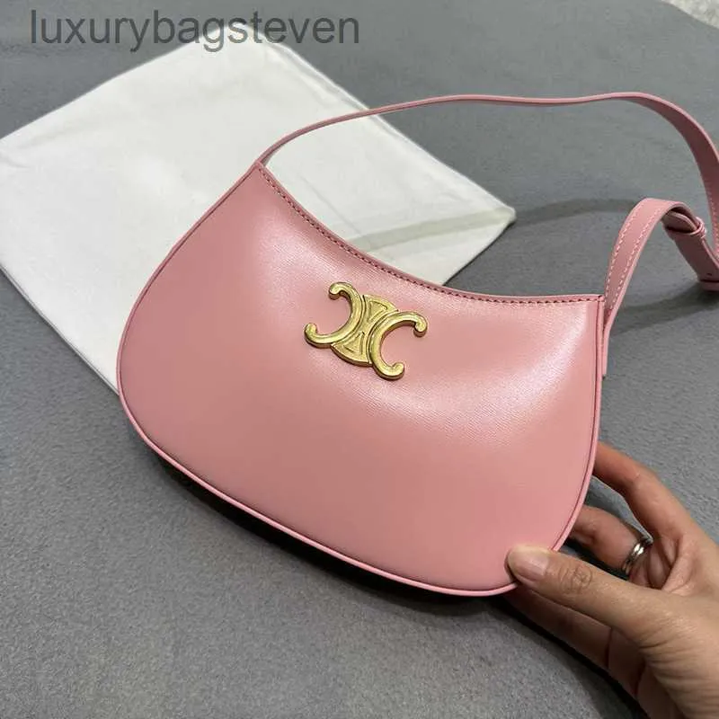 Top Grad Cellin Brand Designer -Taschen Tasche für Frauen 2024 New Crossbody Crescent Bag Old Flower Unterarmtasche für Frauen Tasche mit originalem Logo