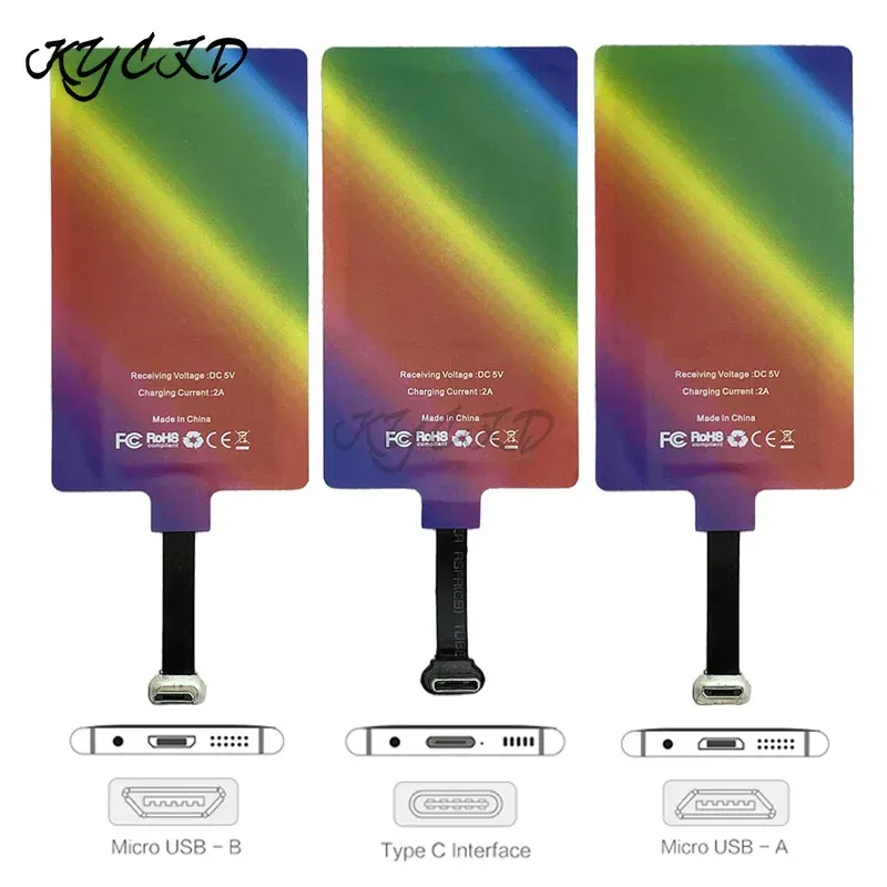 Chargers 10W 5V/2A Micro USB Type C Универсальный адаптер быстрого беспроводного зарядного устройства для Samsung Huawei для Android Qi Qtandard