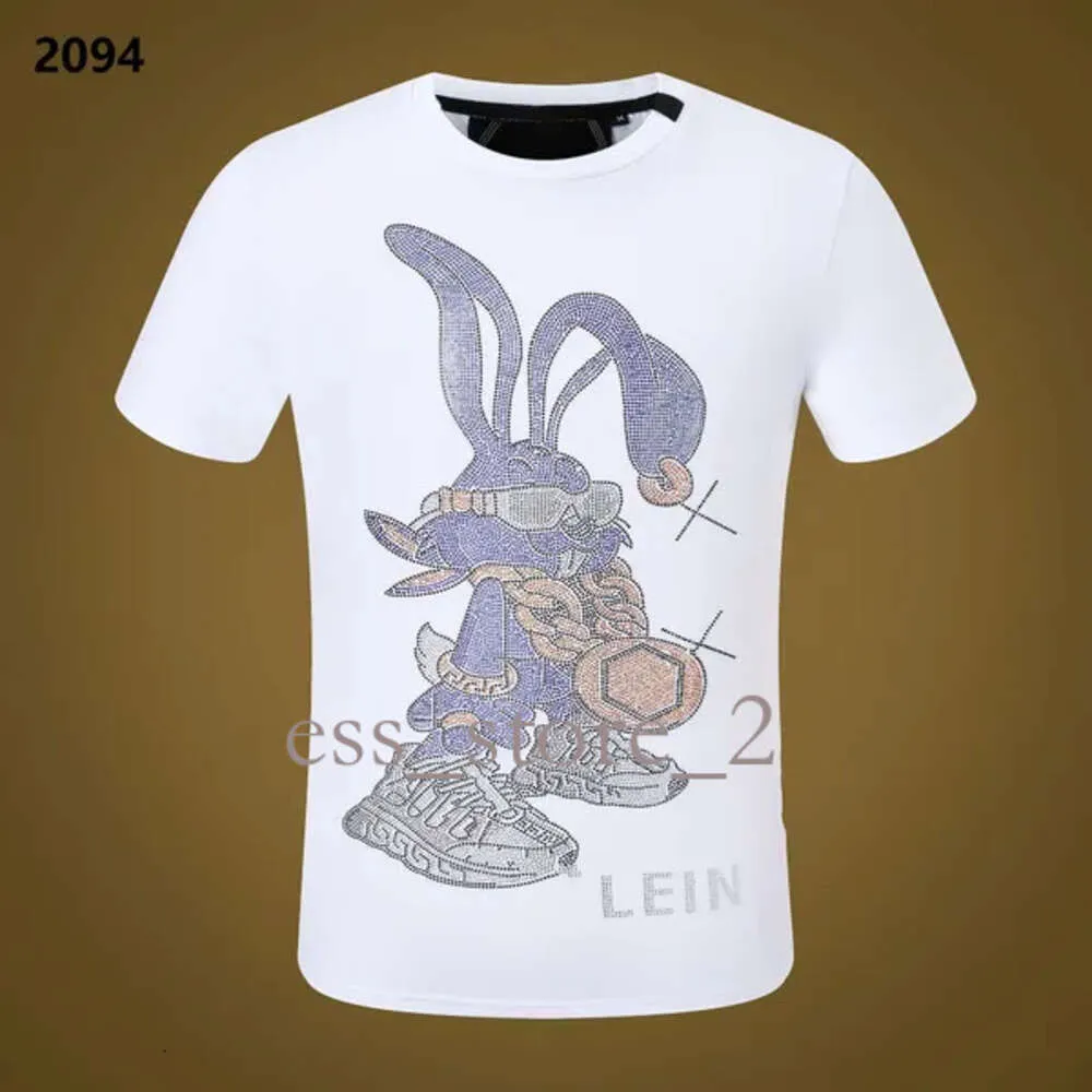 Plein Bear T Shirt 24ss Pb Shirt Philips Plein New Men T-Shirt Designer Pp Czaszka Diamentowa koszulka Plein koszula