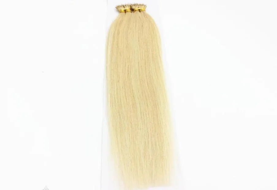 100 beads Undetectable Lightest Blonde 1gstrand 60 Brazilian Virgin Human Hair Micro Nano Ring Hair Extensions6622560