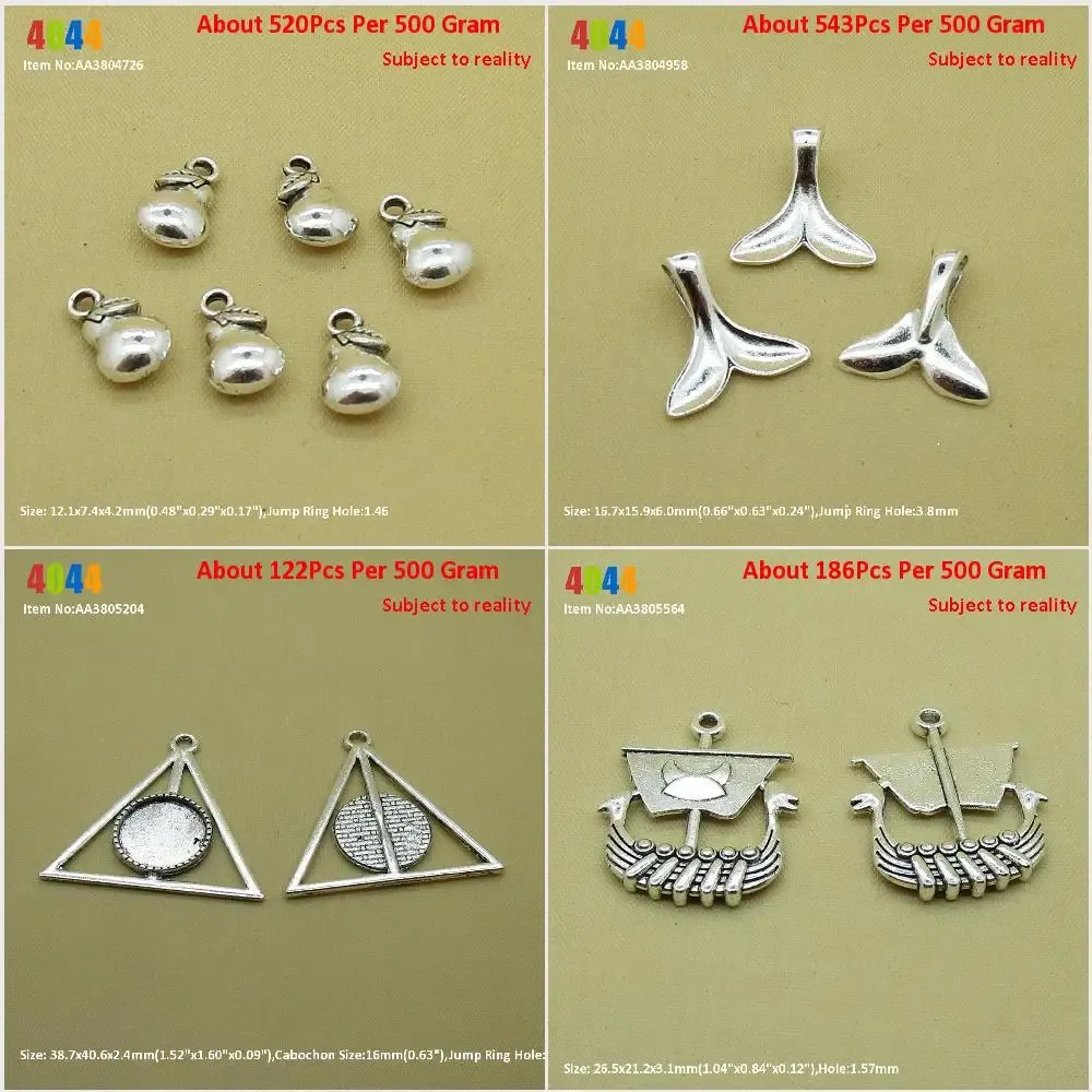 Charms bijoux Making Charms Fournisseurs en gros Gourd Fish Fish Tail Triangle Round Cabochon Pixed Base Dragon Boat