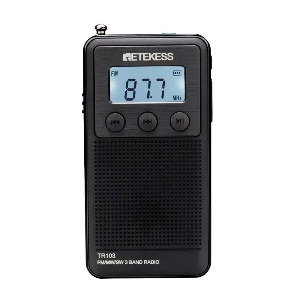 Radio Mini Radio FM Portable Pocket Radios AM SW Stereo Radio Odbiornik Radio All Waves ładowalny akumulator mp3 odtwarzacz mp3