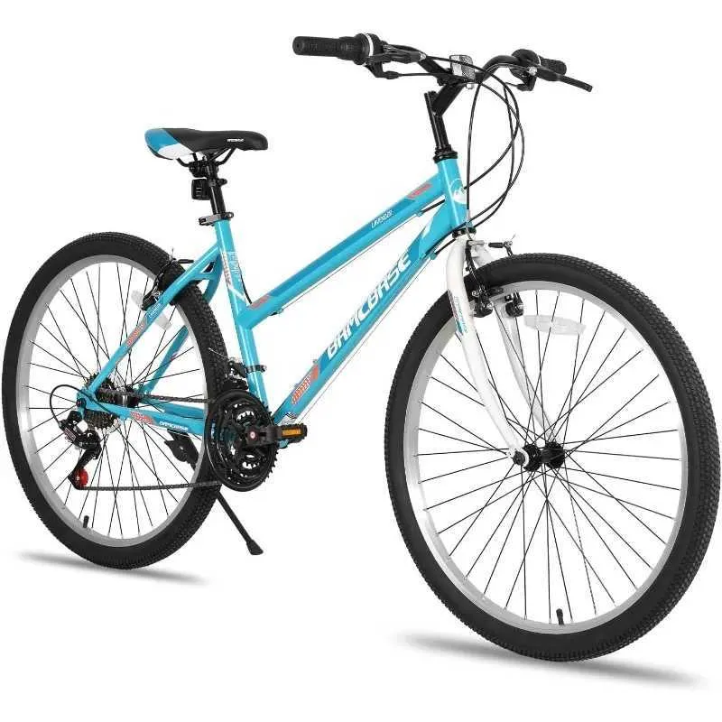 Bicicletas hiland bamcbase womens montaining bike26 polegadas 21 velocidades bicicletas híbridas para adultos esportes de hardtail y240423