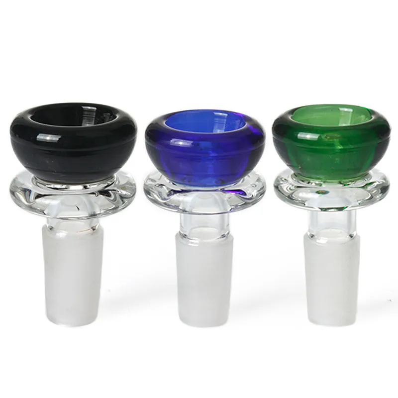 Bol de bols bols en verre épais 14 mm 18 mm bols fumeurs pour verre bang les piles à eau fumer accessoires chauds