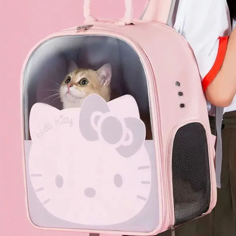 Sacs Transport de fenêtre de haute qualité transportant un sac de voyage respirant sac de compagnie pour chien capsule capsule de chat sac à dos