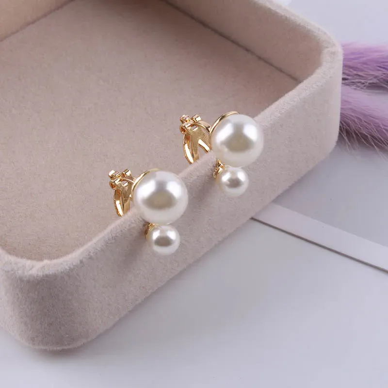 Boucles d'oreilles jiofree simulé la déclaration de perle