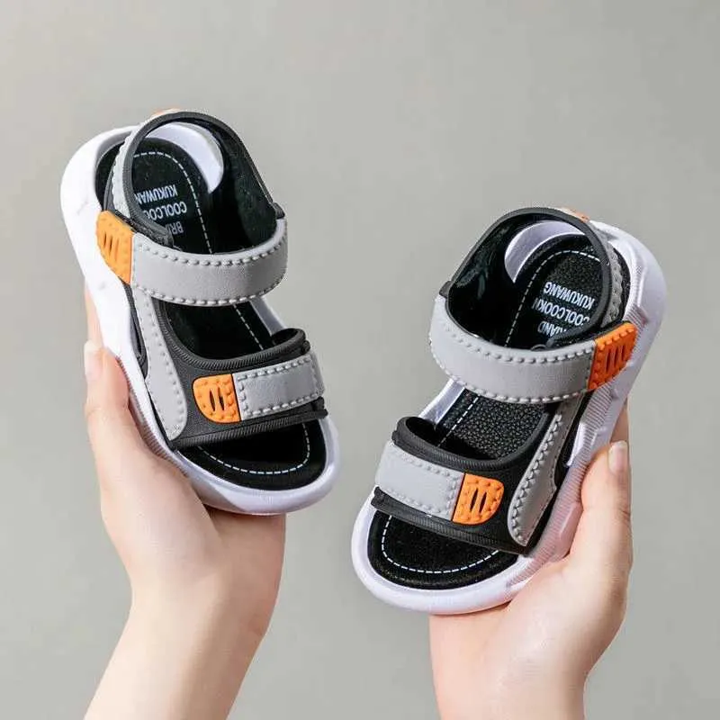 Chłopcy i dziewczęta Sieciki Miękkie podeszwa dziecięce buty plażowe buty pływające sandały outdoorowe rzymskie buty odchudzające rozmiar 21-35 y240423