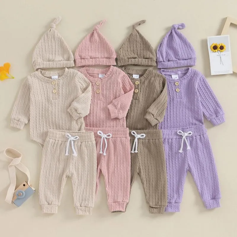 Vêtements Ensembles 3pcs Tenues de bébé à printemps automne