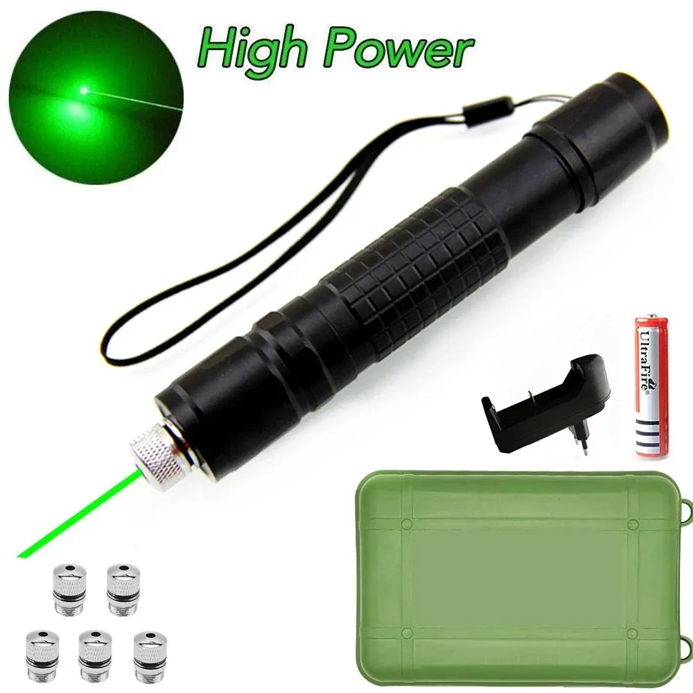 pen High Power green Laser 018 Pointer 10000m 5mW Hangtype Outdoor Long Distance Laser Sight Powerful Starry Head