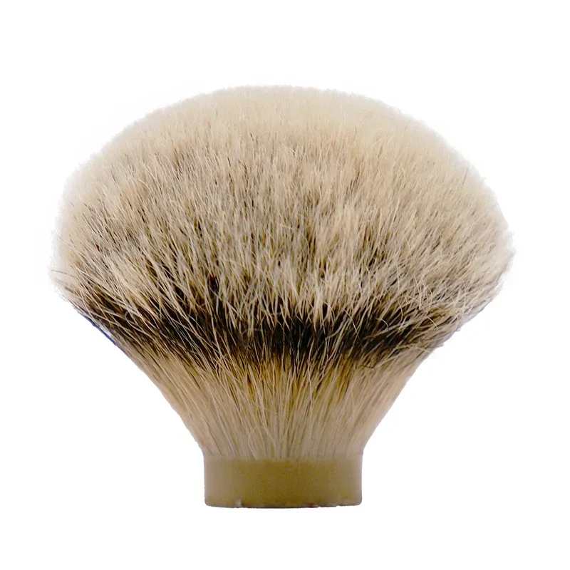 Brush Boti BrushSHD Leader Silvertip Badger Hair Knot Shaving Brush Bulb Shape Men's Beard Tool Shaving Knot Handmade