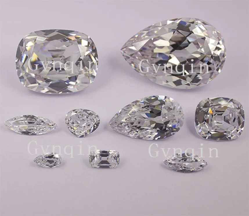 von DHL White CZ Cullinan Diamond Collection 9pcs pro Set Lose kubische Zirkonia -Edelsteine9135733