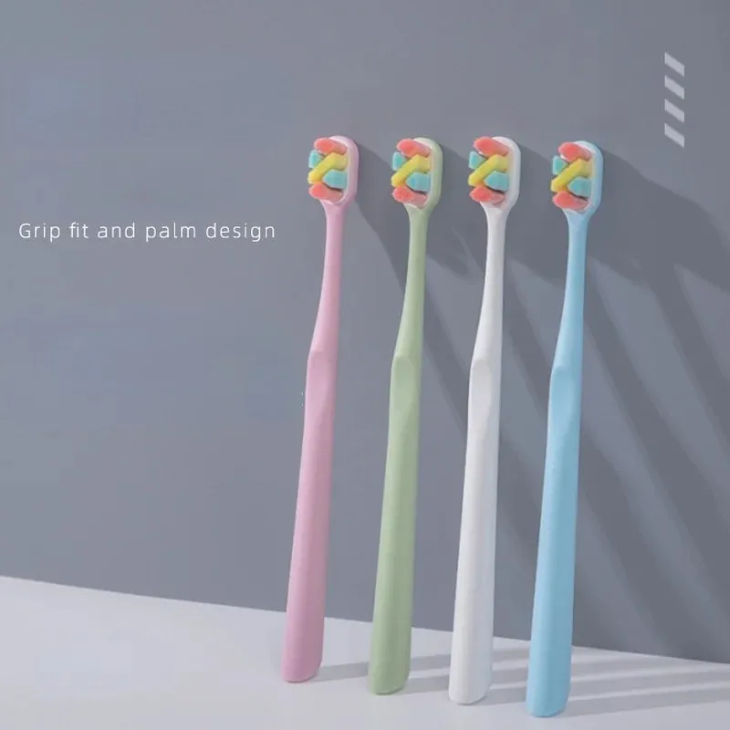 of Personal Environmental Protection Toothbrush for Oral Health, Soft Bristle Wood Handle Toothbrush