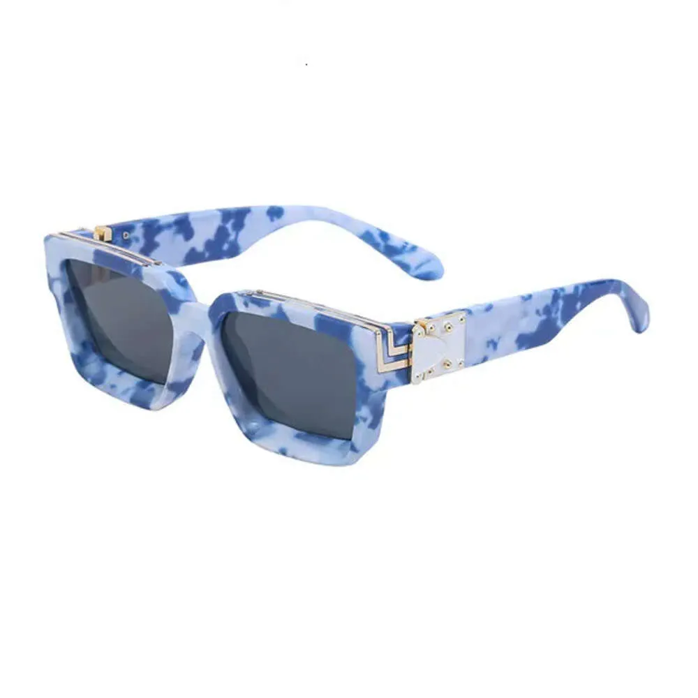 Projektanci okulary przeciwsłoneczne kwadratowe Millionaires modne okulary luksusowe okulary przeciwsłoneczne dla mężczyzn vintage okulary przeciwsłoneczne damskie okulary przeciwsłoneczne Sonnenbrille Gafa moda 433