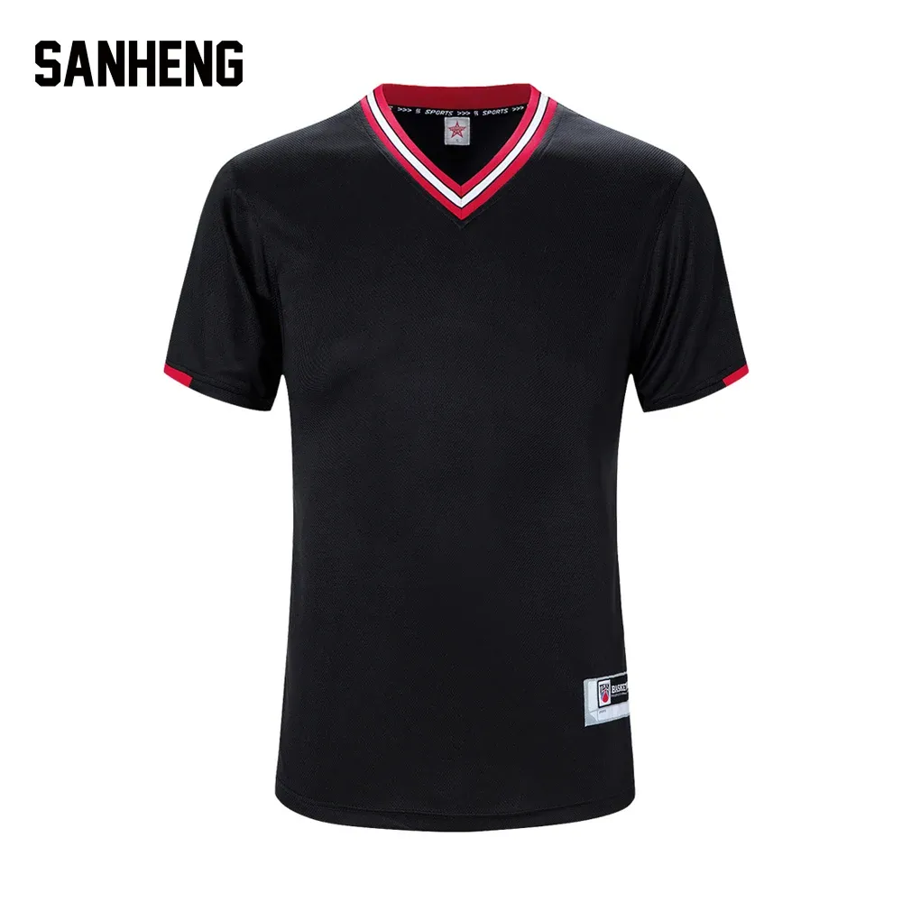 Basketball Sanheng Herren Basketball -Trikot -Wettbewerb Uniformen Schnell trockene T -Shirts atmungsaktive Sportkleidung Custom Basketball Trikots T309