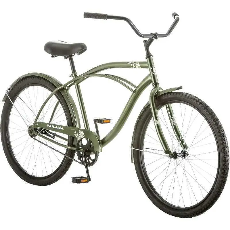 Cyklar Hiku Cruiser Beach Bike Men and Women Boys and Girls 24 eller 26-tums hjul enhastighet Y240423