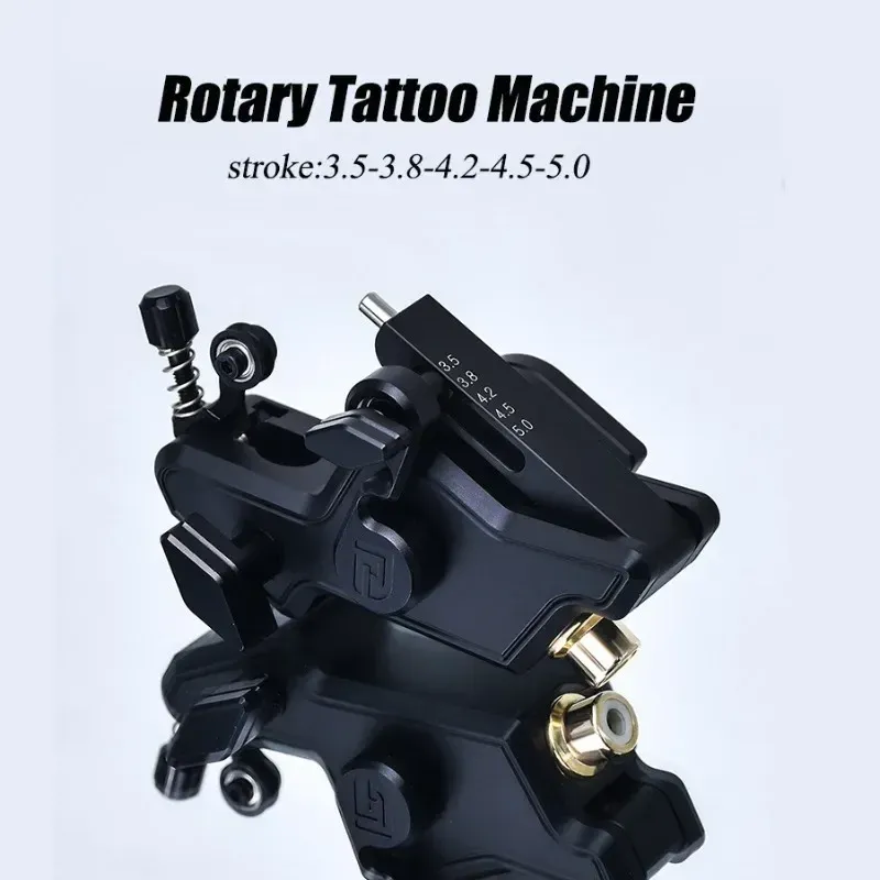 Tatouage rotatif professionnel de machine trait réglable de machine 3,55 mm sans noyau de coureur de moteur puissant mitrailleuse tatouage 135000rpm